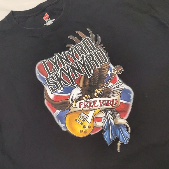 T-Shirt Unisex 'Play Freebird' Lynyrd Skynyrd - Maglietta Fan Band Retro